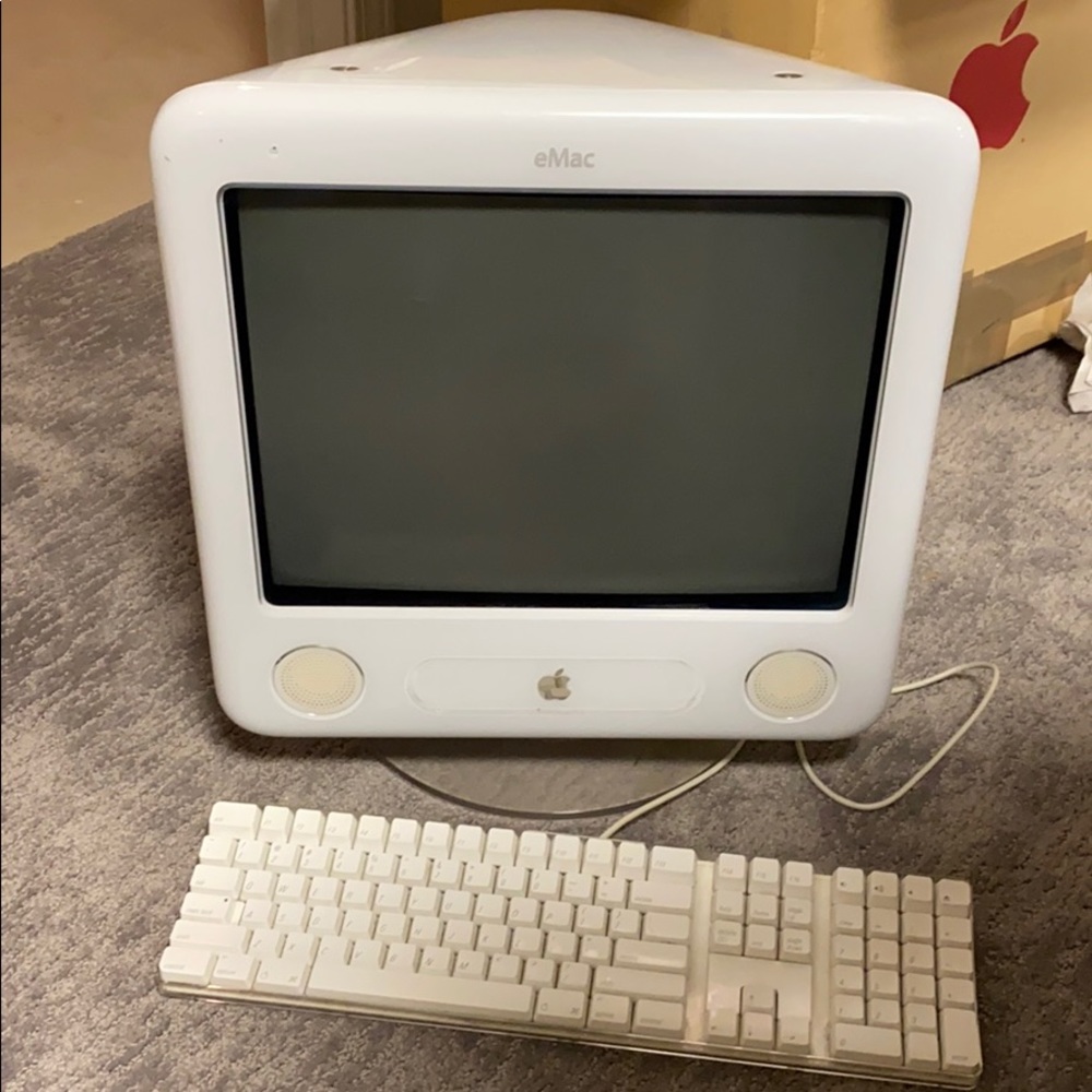 eMac and keyboard